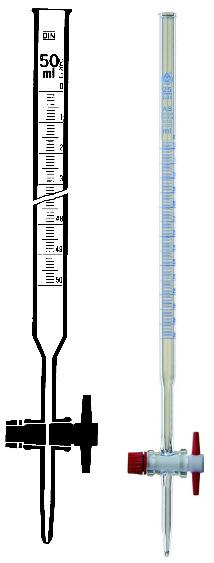 Burettes / Schellbach Burettes - Ptfe Stopcock